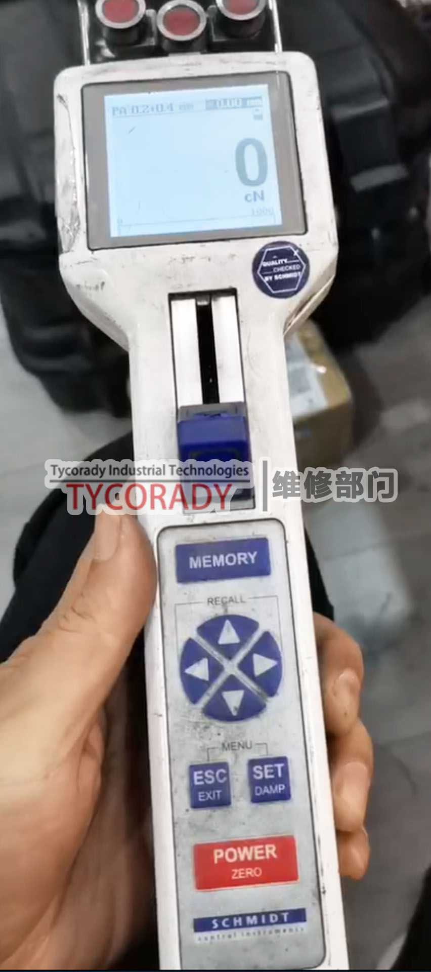 SCHMIDT DTS-1000拉力計維修成功案例